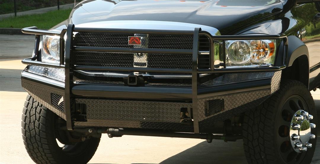 Fab Fours Black Steel Front Bumpers - image 7