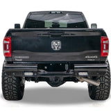 Fab Fours Black Steel Rear Bumpers - image 1