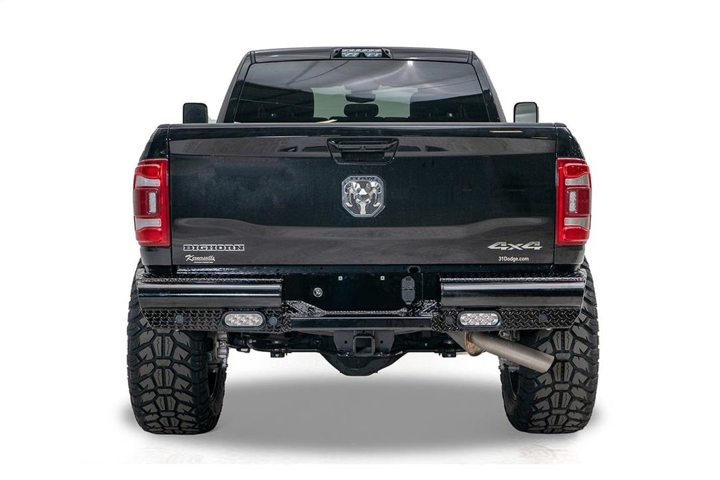 Fab Fours Black Steel Rear Bumpers - image 1