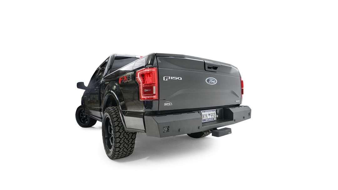 Fab Fours Red Steel Rear Bumpers - image 4