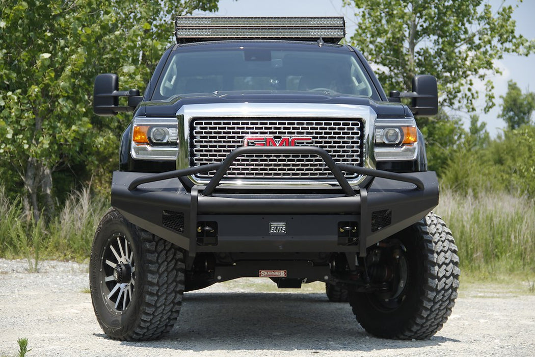 Fab Fours Black Steel Elite Front Bumpers - image 14