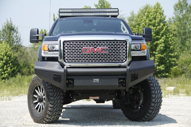 Fab Fours Black Steel Elite Front Bumpers - image 13