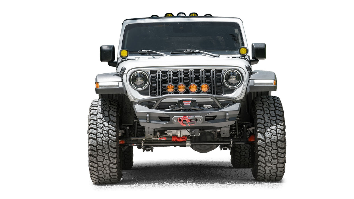 Fab Fours Ghost Stubby Winch Front Bumper For 2020 2026 Jeep Gladiator - image 1