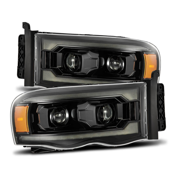 AlphaRex LUXX-Series LED Projector Headlights for 2002 to 2005 RAM 1500, 2500 and 3500 - image 1