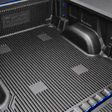 DuraLiner under-rail truck bed liner, overhead bed view