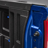 DuraLiner under-rail truck bed liner, rear edge detail