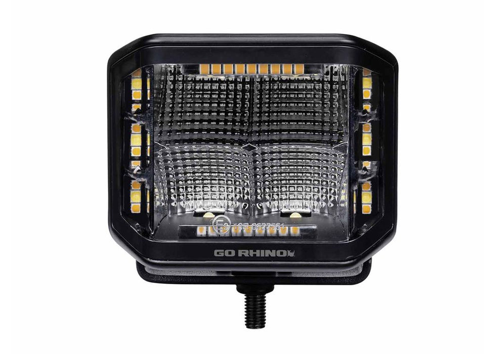Go Rhino Xplor Blackout Series Sideline LED Pod Lights with Amber - image 7