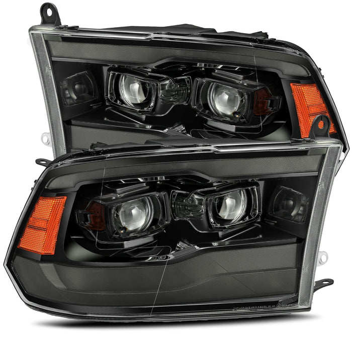 AlphaRex LUXX-Series LED Projector Headlights Kit with Wiring Converter for 2013 to 2018 RAM 1500, 2500 and 3500 with Factory Projector Headlights - image 1