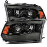 AlphaRex LUXX-Series MK II 2500 Style LED Projector Headlights Kit with Converter for 2013 to 2018 RAM 1500/2500/3500 with Projector Headlights - image 1