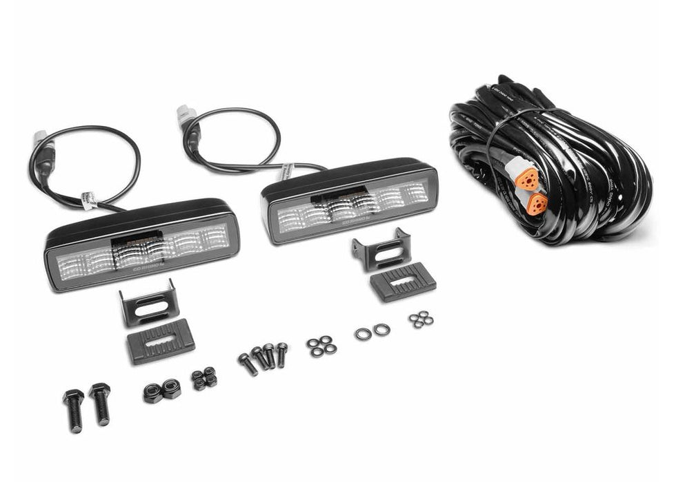 Go Rhino Xplor Blackout Series Sixline LED Pod Lights - image 5