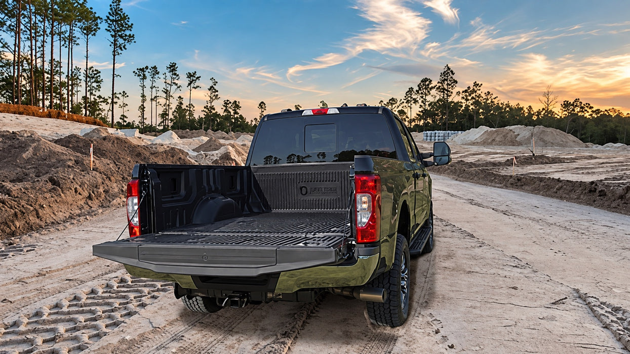 DuraLiner truck bed liner, jobsite lifestyle example