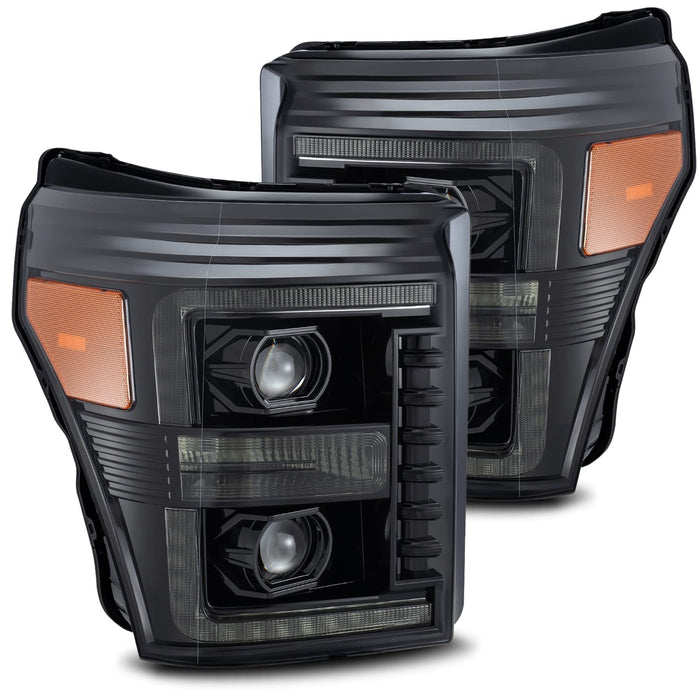 AlphaRex LUXX-Series LED Projector Headlights for 2011 to 2016 Ford Super Duty - image 1
