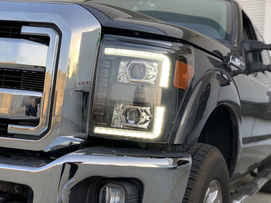 AlphaRex LUXX-Series LED Projector Headlights for 2011 to 2016 Ford Super Duty - image 19