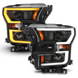 Anzo Projector Headlights for 2015 to 2017 Ford F-150 with Halogen Headlights - image 1