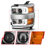 Anzo Projector Headlights for 2015 to 2019 Chevrolet Silverado 2500HD & 3500HD with Halogen Headlights - image 10