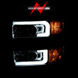 Anzo Projector Headlights for 2015 to 2019 Chevrolet Silverado 2500HD & 3500HD with Halogen Headlights - image 7