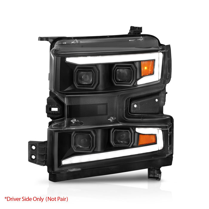 Anzo Projector Headlights for 2019 to 2021 Chevrolet Silverado 1500 with Halogen Headlights, Not Trail Boss - image 11