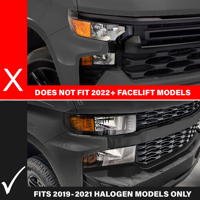 Anzo Projector Headlights for 2019 to 2021 Chevrolet Silverado 1500 with Halogen Headlights, Not Trail Boss - image 15