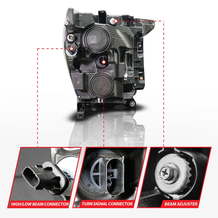 Anzo Projector Headlights for 2021 to 2023 Ford F-150 XL & XLT - image 7
