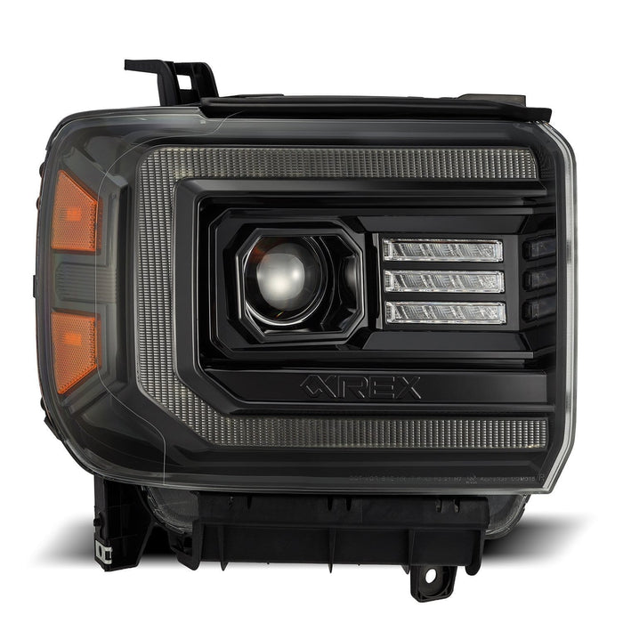 AlphaRex LUXX-Series LED Projector Headlights Kit with Converter for 2016 to 2018 GMC Sierra 1500, 2500HD and 3500HD with Factory LED Headlights - image 2