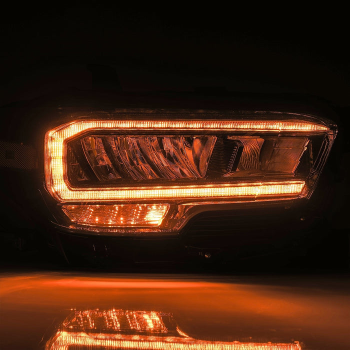 AlphaRex LUXX-Series LED Crystal Headlights Kit with Wiring Converter for 2021 to 2023 Toyota Tacoma TRD with Full LED Headlights - image 3