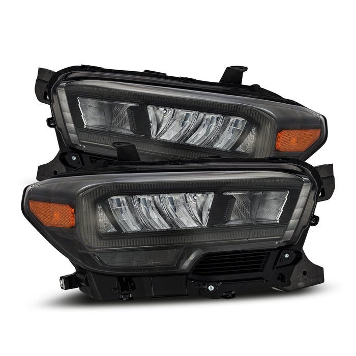 AlphaRex LUXX-Series LED Crystal Headlights Kit with Wiring Converter for 2021 to 2023 Toyota Tacoma TRD with Full LED Headlights - image 1