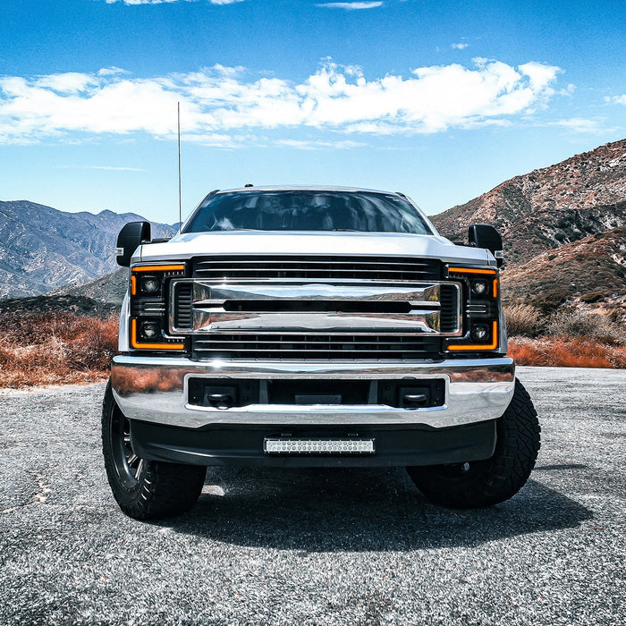 AlphaRex LUXX-Series LED Projector Headlights Kit with Wiring Converter for 2017 to 2019 Ford Super Duty with Factory LED Headlights - image 5