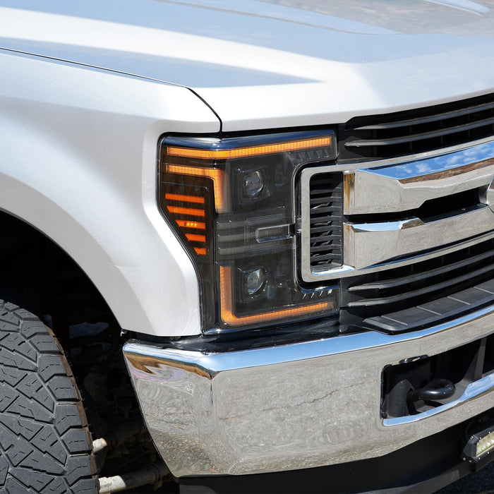 AlphaRex LUXX-Series LED Projector Headlights Kit with Wiring Converter for 2017 to 2019 Ford Super Duty with Factory LED Headlights - image 6