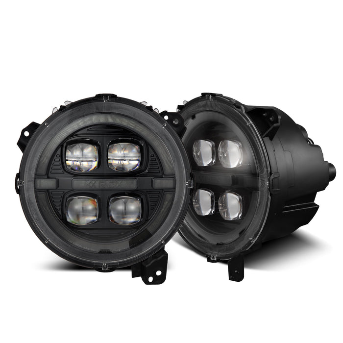 AlphaRex NOVA-Series LED Projector Headlights for 2020 to 2026 Jeep Gladiator - image 1