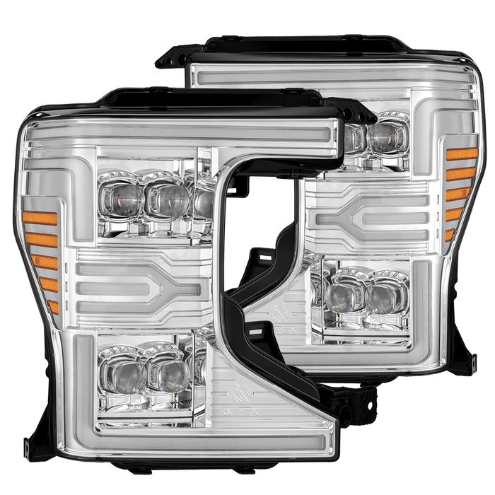 AlphaRex NOVA-Series LED Projector Headlights for 2020 to 2022 Ford Super Duty with Halogen Headlights - image 1