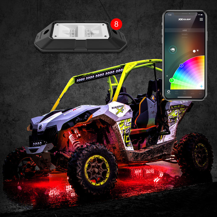 XK Glow XKchrome RGB LED Rock Light Kit - image 2