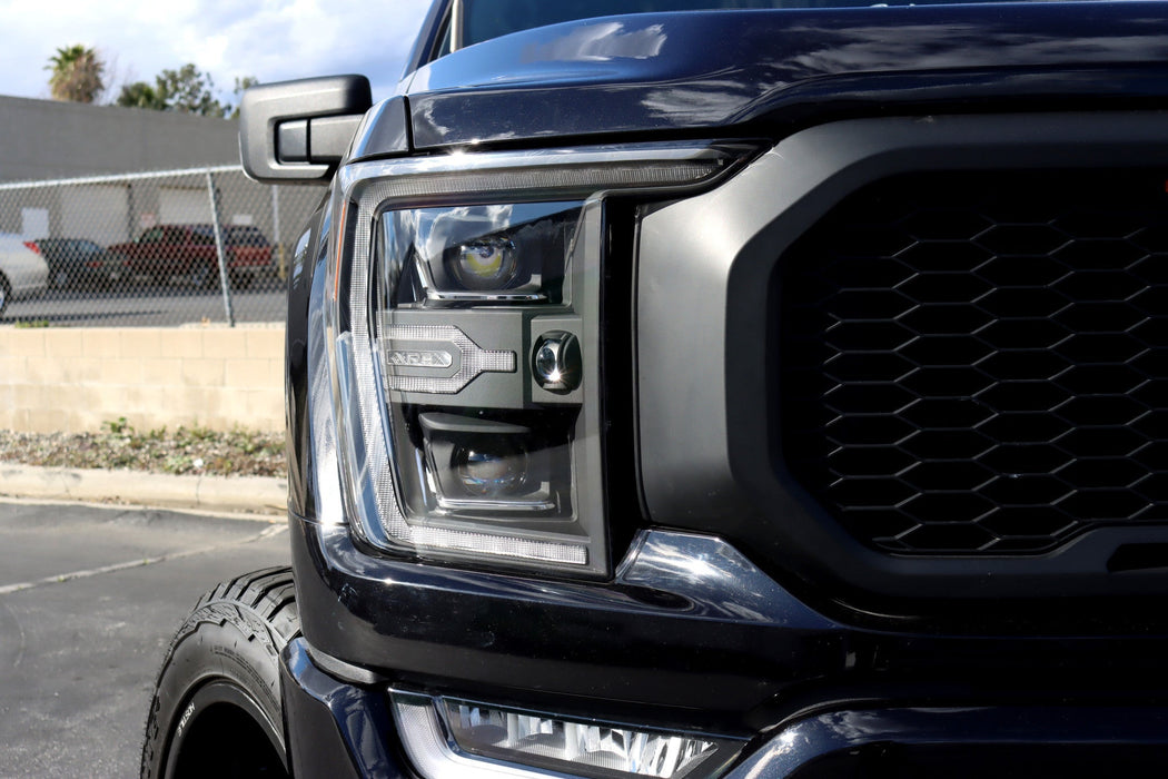 AlphaRex LUXX-Series LED Projector Headlights for 2021 to 2023 Ford F-150 with Halogen or LED Reflector Headlights - image 3