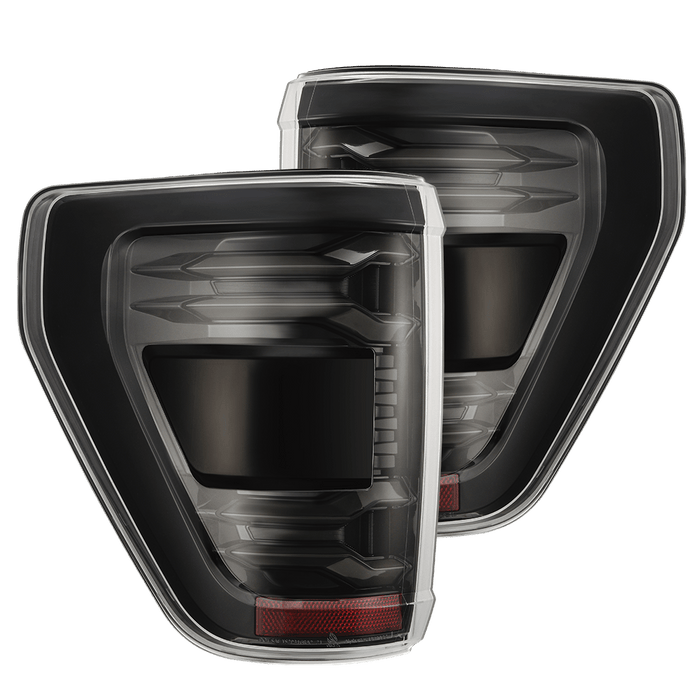 AlphaRex LUXX-Series LED Tail Lights Kit with Wiring Converter for 2024 to 2026 Ford F-150 and F-150 Raptor with Factory LED Tail Lights - image 1