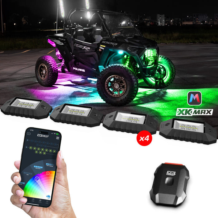 XK Glow XKmax RGBW LED Rock Light Kit - image 1