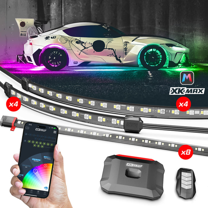XK Glow XKmax RGBW LED Underglow Light Kit - image 2