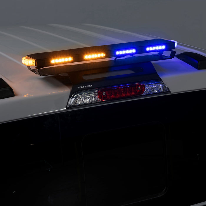 Putco 24 Inch Tri-Hornet LED Rooftop Strobe Light Bar Kit with Magnetic Mount: 24 Inch Tri-Hornet