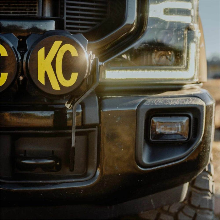 KC HiLiTES Gravity Pro6 45 Inch Front Bumper LED Light Bar Kit for 2017 to 2024 Ford Super Duty F-250, F-350 & F-450 - image 3