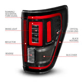 Anzo Full LED Tail Lights Kit with LED Third Brake Light for 2021 to 2023 Ford F-150 - image 5