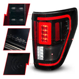 Anzo Full LED Tail Lights Kit with LED Third Brake Light for 2021 to 2023 Ford F-150 - image 4
