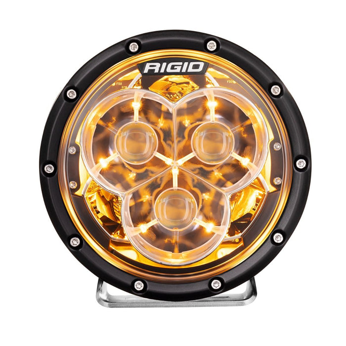 Rigid Industries 360-Series Laser Optic 6 Inch LED Pod Light Pair Kit with Wiring Harness: 360-Series Laser Optic 6 inch LED light pair