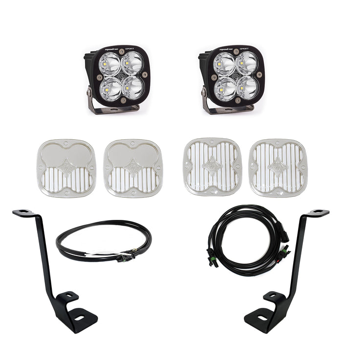 Baja Designs Squadron Sport Upfitter A-Pillar Ditch Light Kit for 2021 to 2023 Ford F-150 - image 1