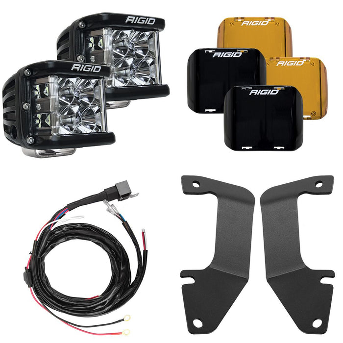 Rigid Industries A-Pillar Ditch Light Kit for 2014 to 2021 Toyota Tundra - image 1