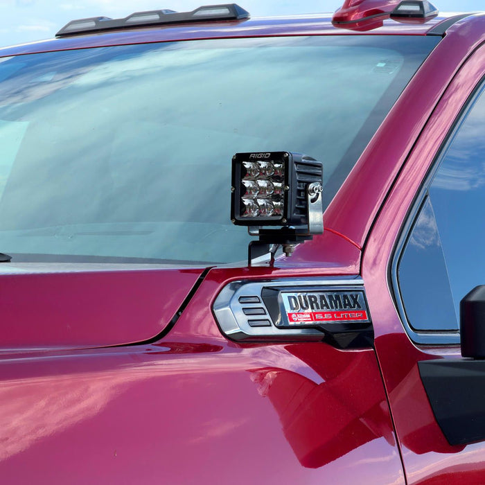 Rigid Industries A-Pillar Ditch Light Kit for 2020 to 2026 Chevrolet Silverado & GMC Sierra 2500/3500 HD - image 8