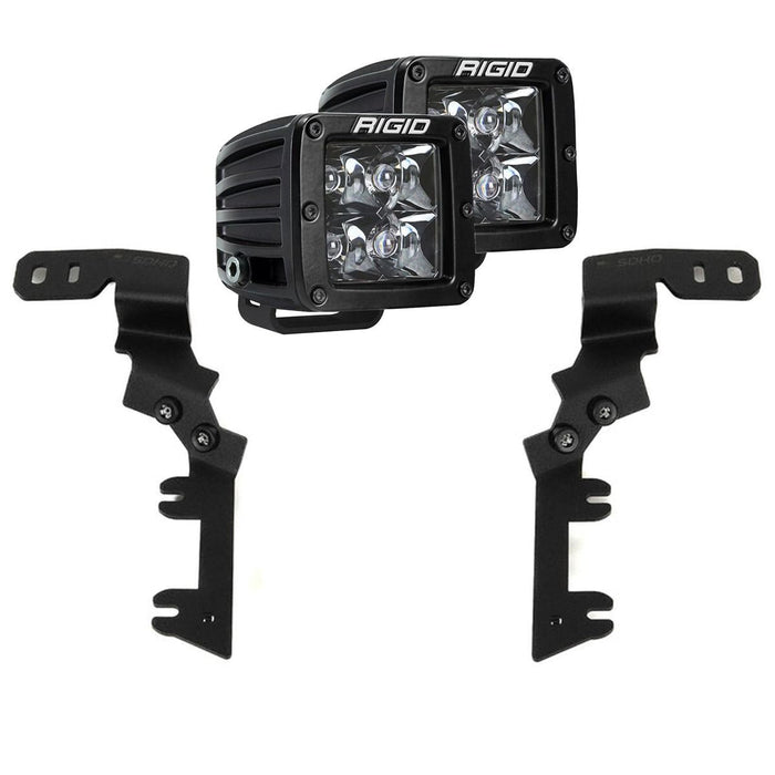 Rigid Industries A-Pillar Ditch Light Kit for 2023 to 2026 Chevrolet Colorado & GMC Canyon - image 2