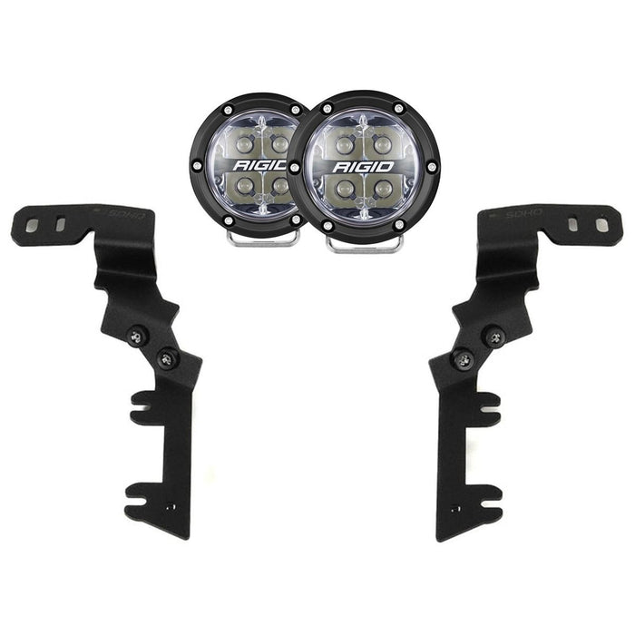 Rigid Industries A-Pillar Ditch Light Kit for 2023 to 2026 Chevrolet Colorado & GMC Canyon - image 1