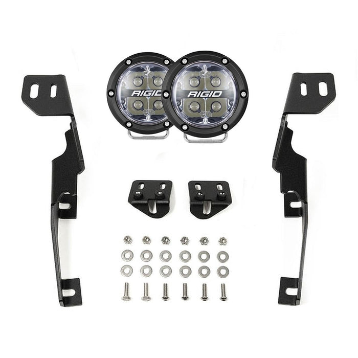 Rigid Industries A-Pillar Ditch Light Kit for 2023 to 2027 Ford Super Duty - image 1
