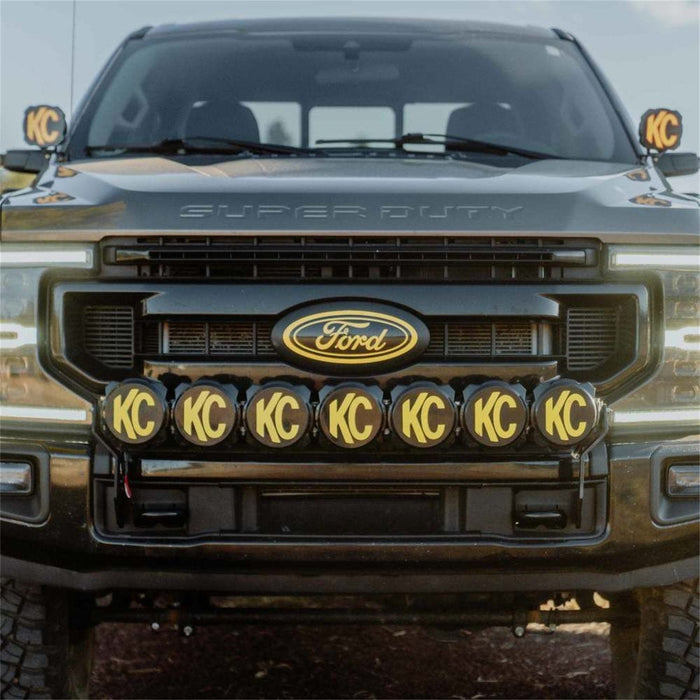 KC HiLiTES Gravity Pro6 45 Inch Front Bumper LED Light Bar Kit for 2017 to 2024 Ford Super Duty F-250, F-350 & F-450 - image 5