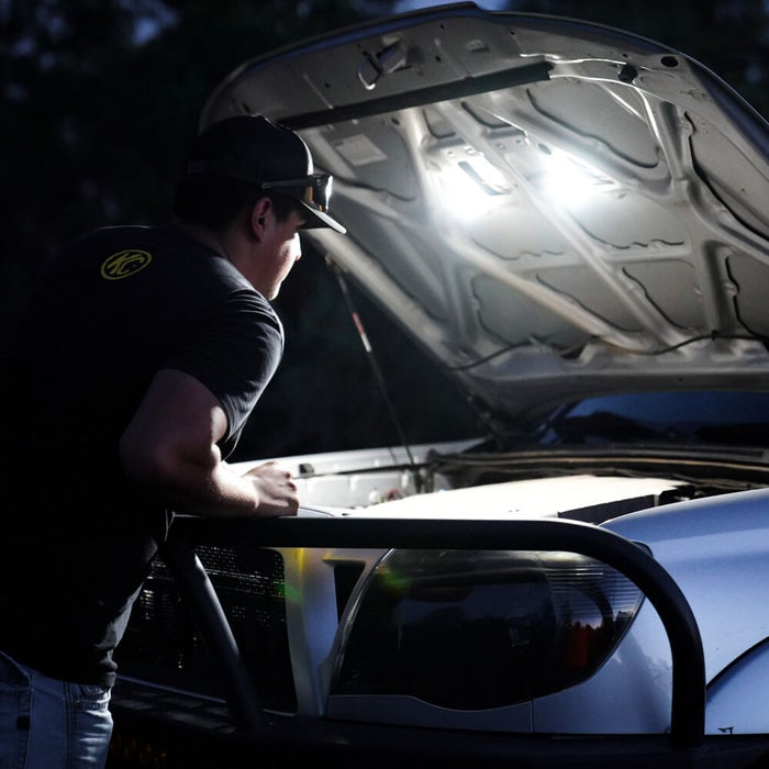 KC HiLiTES Cyclone V2 Under Hood LED Work Light Kit - image 2