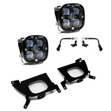 Baja Designs Squadron SAE Fog Pocket LED Light Kit for 2019 to 2022 Chevrolet Silverado 1500 & 2020 to 2022 Silverado 2500/3500 HD - image 1