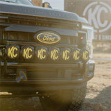 KC HiLiTES Gravity Pro6 45 Inch Front Bumper LED Light Bar Kit for 2017 to 2024 Ford Super Duty F-250, F-350 & F-450 - image 7